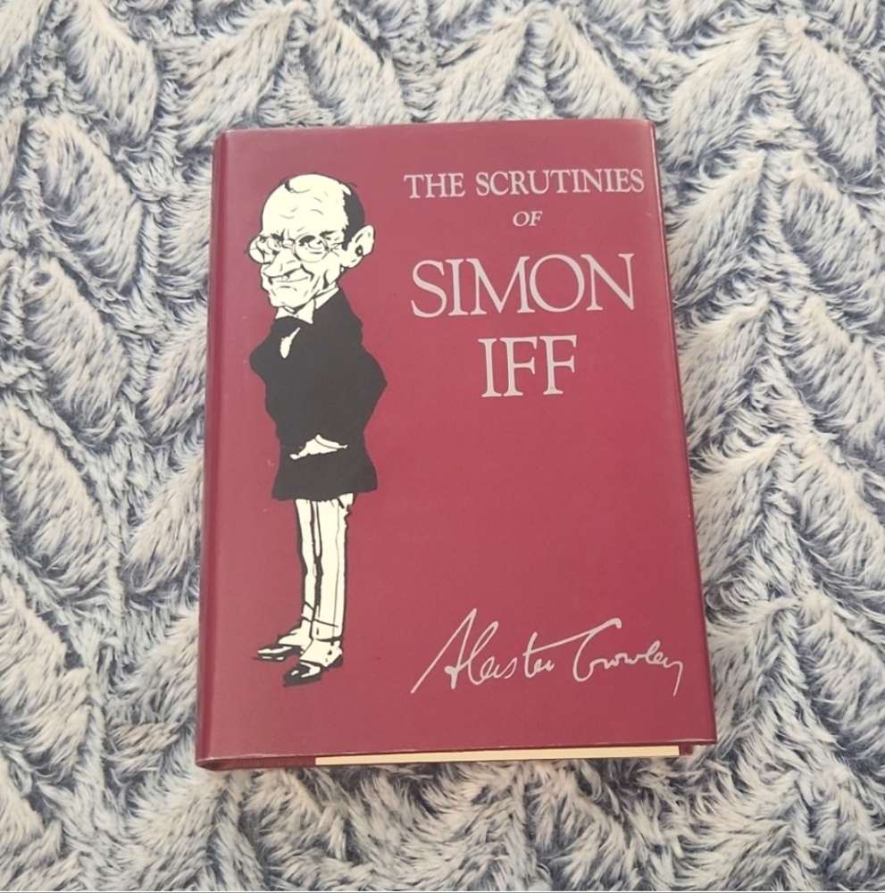 Aleister Crowley The scrutinies of Simon Iff hc dj